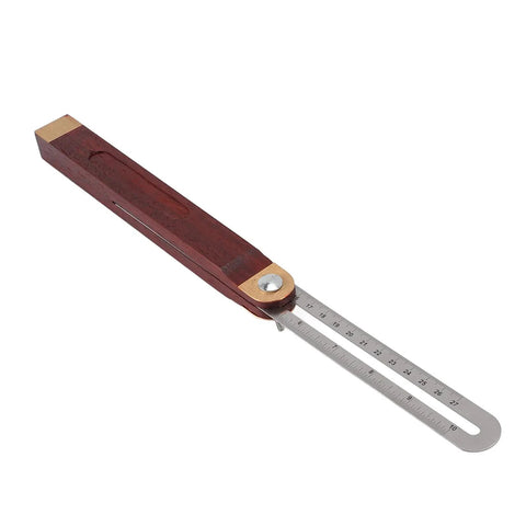 Top Tier Woodworking T Bevel Gauge With Rosewood Handle, smooth swing angle finder, stainless steel ruler, precise measurements