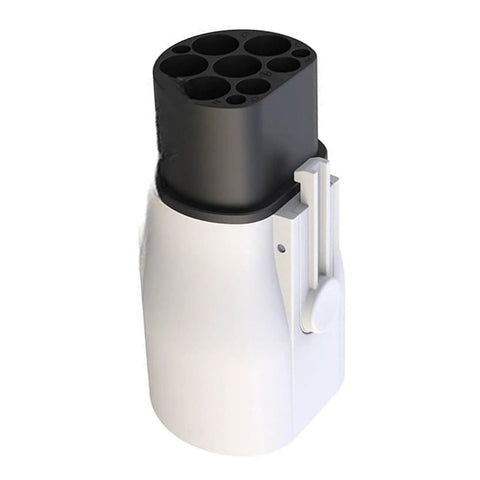 Heavy Duty Type Two To Type One Electric Charger Adapter SAE J1772 Converter with splash proof housing and sturdy design.