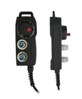 Grab This Sweet CNC Electronic Handwheel With Multiple MP Modes Including BD4S BA5S BE6S And More. It's A Top Pick For Any Serious Shop That Wants Smooth Control Over Your Machine Setup Today. side view with cable and selector knobs