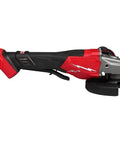 Heavy Duty Brushless Power Angle Grinder Kit For Four To Six Inch Discs Delivers Snappy Nine Thousand Rpm Punch with ergonomic grip.