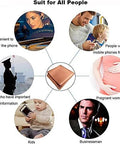 Illustration showing uses of Real Talk Copper Faraday Fabric for various people including kids, businessmen, and pregnant women