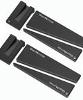 Rifle Scope Level Wedge Set For Quick, Precise Mounting, Scope Leveling Kit 2 Pack, CNC Aluminum Leveler, black finish