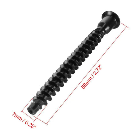 Furniture Confirmat Screws 7x69mm Hex Socket Wood Fasteners Powder Coated Pack Of 20