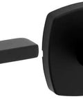 Matte Black Dummy Door Handle Set For Closets And Pantries Single Sided Non Turning Push Pull Lever For French Double Doors Reversible Interior Pull Handle With Microban Protection Easy DIY Pack Of 2 matte black lever pair