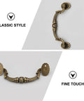 European Style Drawer Handles Set Of 10 No Drill Cupboard Pull Knobs For Cabinets And Dressers shown in classic style.