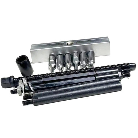 13 Piece Embedded Bearing Removal Tool Set Small Insert Bearing Puller Kit For Auto Power Equipment Heavy Duty Garage Tools For Pro Mechanics And Diy Guys Who Love To Fix Gnarly Bearings Without Breaking A Sweat This Kit Saves You Time And Money, 13-piece steel bearing puller set