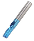 Pro Grade Tungsten Steel Spiral Milling Cutter With Blue Coating 6x12x45 mm for CNC Machining, durable tool life, mirror ground edges.