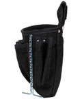 Side view of 18 Pocket Tool Pouch For Belt Up To 2.5 Inches With Heavy Duty 1000 Denier Cordura Fabric Rivet Reinforced Stitching