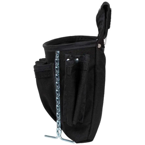 Side view of 18 Pocket Tool Pouch For Belt Up To 2.5 Inches With Heavy Duty 1000 Denier Cordura Fabric Rivet Reinforced Stitching