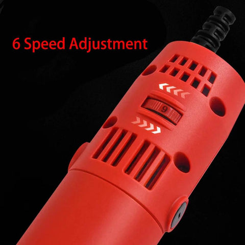 VOTOER 550W red corded die grinder/sander with 6-speed control