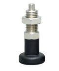 Dead Easy Stainless Steel 304 Index Plunger With Pull Ring And Lock Nut Screw quick acting locking pin for M6 M8 M10 M12 M16