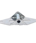 Heavy Duty Garage Door Hinges 4 Pack Size 1 Steel Galvanized For Light Commercial And Residential Use Durable Construction For Years Of Smooth Operation Easy Install With Included Hardware And Rust Resistant Coating, galvanized hinge close-up
