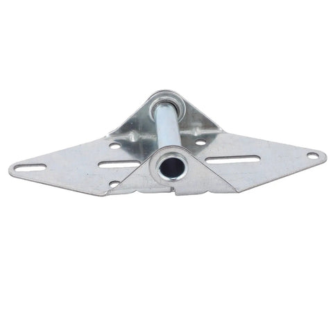 Heavy Duty Garage Door Hinges 4 Pack Size 1 Steel Galvanized For Light Commercial And Residential Use Durable Construction For Years Of Smooth Operation Easy Install With Included Hardware And Rust Resistant Coating, galvanized hinge close-up