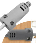 Heavy Duty Cabinet And Drawer Soft Close Buffer Pretty Slick Abs Plastic Damper shown from side with installation view.