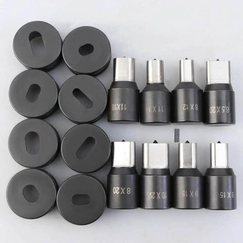 Oval Hole Punch Die For CH-70 Hydraulic Punching Machine One Piece 7.5x15mm Oval Die Heavy Duty Hydraulic Die