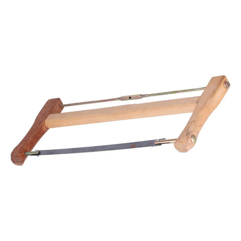 Medium Frame Saw Blade Replacement For Woodworking And Carpentry Smooth Draw Cut Design with wooden handle for easy use.
