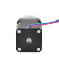 Front view of Nema 17 Geared Stepper Motor With Planetary Gearbox 5 To 1 Gear Ratio 0.35 Degree Step Angle Bipolar 4 Wire