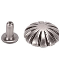 Durable Metal Rivet Stud Kit, 40 Piece Set, 12mm Round Flower Fasteners For Leather Craft And Clothing, Built To Last, Rust Resistant Hardware With Antique Silver Tone, Perfect For Jackets, Bags, Belts, And More, 12mm flower rivet stud and base