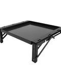 Heavy Duty Foldable Work Table With Removable Magnetic Tool Tray Versatile Mobile Workbench Quick Assemble Solid Design metal tool tray with foldable legs