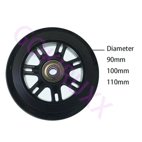 Durable Inline Skate Wheels Pack 6 Or 8 85A Hardness Sizes 90mm 100mm 110mm For Indoor Outdoor Training And Racing Wear Resistant