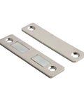 Ultra Slim Magnetic Door Catch With Dual Strong Magnets For Kitchen Cabinets And Closets Stainless Steel Cabinet Latch Easy Screw In Installation