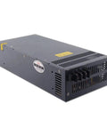 1200W 48V Single Output Switching Power Supply For LED Strips And Industrial Control Systems 25A Heavy Duty High Capacity DC Converter Efficient Durable Power Solution For Industrial Equipment., gray metal enclosure with vented front terminals