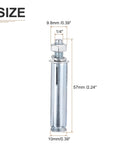 Image of a 1/4 Inch Hex Nut Sleeve Anchor, 2-1/4 Inch Length, 20 Pack for Concrete Dry Brick and Block Walls, Carbon Steel Silver Finish.