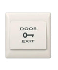 All In One Biometric Fingerprint And RFID Access Control Kit door exit button with key symbol on white background