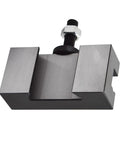 Rock Solid Wedge Type Piston Quick Change Tool Holder For Cnc Lathe And Home Metal Shops Accepts Up To 3/4 Inch Turning Bits, black steel design.