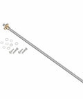 Beefy 345mm TR8x8 Lead Screw With T8 Brass Nut For 3D Printer Z Axis And CNC Machines, Acme Thread, 2mm Pitch, 8mm Lead, Stainless Steel SUS304