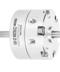 20mm mini rotary pneumatic actuator, stainless steel, vane-type, side view