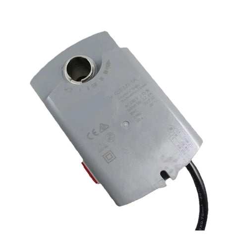 Rotary Air Damper Actuator For HVAC Ductwork Heavy Duty 24V And 230V Motor with connection point and strain relief cable.