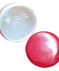 DONALB high vacuum sealing grease for lab glass joints; two round discs, white translucent and red glossy.