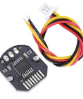 AS5048A Magnetic Encoder 14 Bit High Precision Position Sensor With PWM SPI Interface For Brushless Motor And Motion Control System Dead On Accuracy 360 Degree Non Contact Magnetic Readout, black PCB with wires