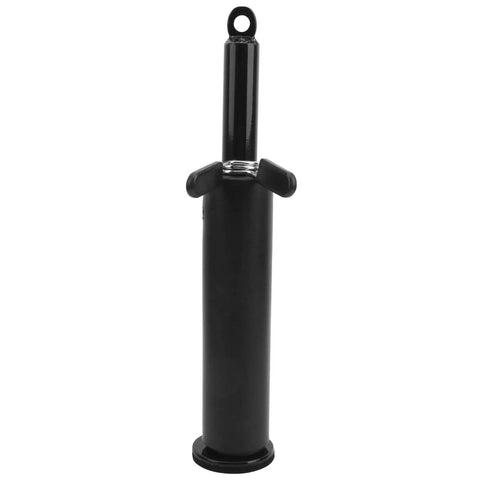Barbell Loading Pin Steel Weight Holder For DIY Gyms, 250 Lb Capacity, 12.6 Inch Long Plate Pin With Sponge Base