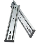 Beefy Stainless Steel Drawer Slides With Soft Close And Full Extension, Three Section Damping Track, 50 Cm 20 In Length, 2 Pack
