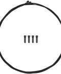 2 Pack Teflon Coated Bicycle Shift Cables For MTB Road Bikes, shown with four end caps in a circle.