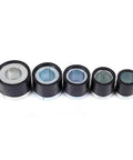 All In One Universal Engine Bearing Installation And Disassembly Tool Kit rubber sleeves, five sizes displayed in a row.