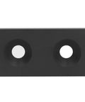 Anodized Aluminum Profile End Cap Kit, 10 Pcs For 3060 Frames With Double Holes, black aluminum end cap with two holes