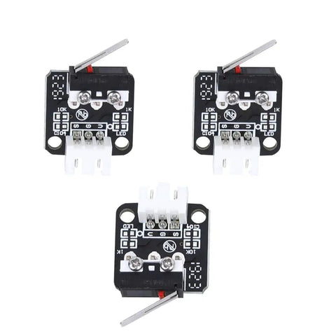 Limit Switch End Stop Kit For 3D Printers 3 Pack Easy Install Plug And Play Quiet High Precision Trigger for Ender Series