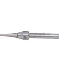 WALFRONT V Shape Grooving Router Bit For Wood Bending And Slotting With Rounded Bottom Carbide Blade For Solid Wood And Plywood Projects, close-up view.