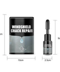 Windshield Chip And Crack Repair Kit For Auto Glass And Mirrors, Fast DIY Glass Fix Tool With Repair Fluid To Stop Cracks From Spreading