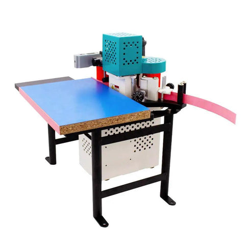 Portable Edge Banding Machine For Curves And Straights, Lightweight Desktop Style With Precise Speed Control, 110V, Woodworking Use