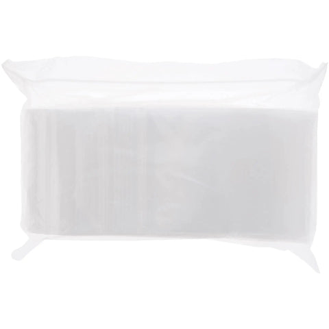 3x4 Inch Clear Zipper Reclosable Bags, 6 Mil Heavy Duty Storage Bags Pack Of 100, FDA Food Safe Transparent LDPE For Organization And Food Prep For Grab And Go Kitchen Or Office Storage. clear bag