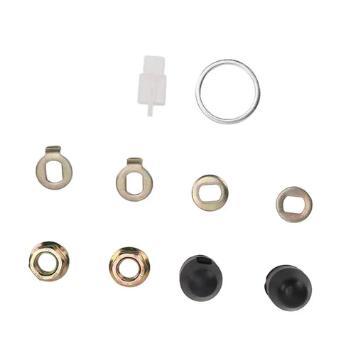Heavy Duty M14 Axle Nut And Washer Kit For Electric Bikes And Scooters, 14mm Shaft Replacement Parts, Rustproof Hardware, 2 Pack