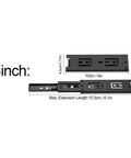 2 Pack Mini Drawer Slides Set Short Steel Full Extension Guide Rails For Kitchen Cabinets And Wardrobes Smooth Glide
