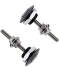 Pack Of 2 Quick Release Latch Lock Clips Push Button Bonnet Kit 1.25 Inch Diameter 32mm Universal Aluminum Alloy Quick Latch Lock