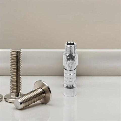 Airbrush Quick Disconnect Kit Set Of Three With Hose Couplers And Release Adapters One Eighth Inch For Easy Flow Control Valve