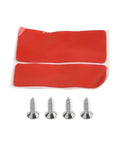Screws and adhesive for Ultra Slim Stainless Steel Magnetic Door Catch With Ultra Strong Hold For Cabinets Cupboards Drawers