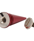Badass Screw On Metal Spikes, copper tone with screw, 10x26mm, heavy duty leather hardware for DIY clothing accents.